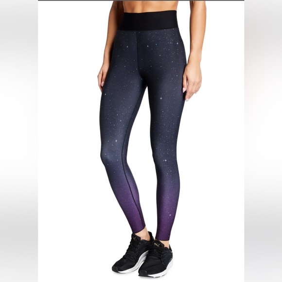 ultracor Pants - Ultracor Galaxia Ultra High Purple Blue Black Gradiant Leggings Size Medium